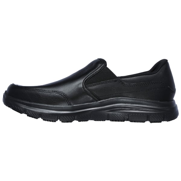 Skechers Mens Leather Flex Advantage SR - Bronwood Slip On Shoes