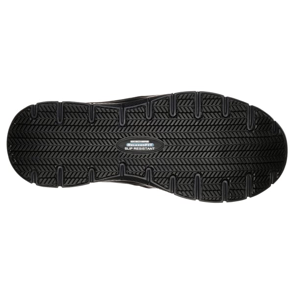Skechers Mens Leather Flex Advantage SR - Bronwood Slip On Shoes