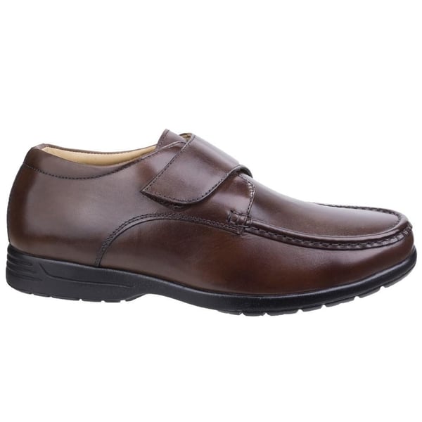 Fleet & Foster Mens Fred Dual Fit Leather Moccasin