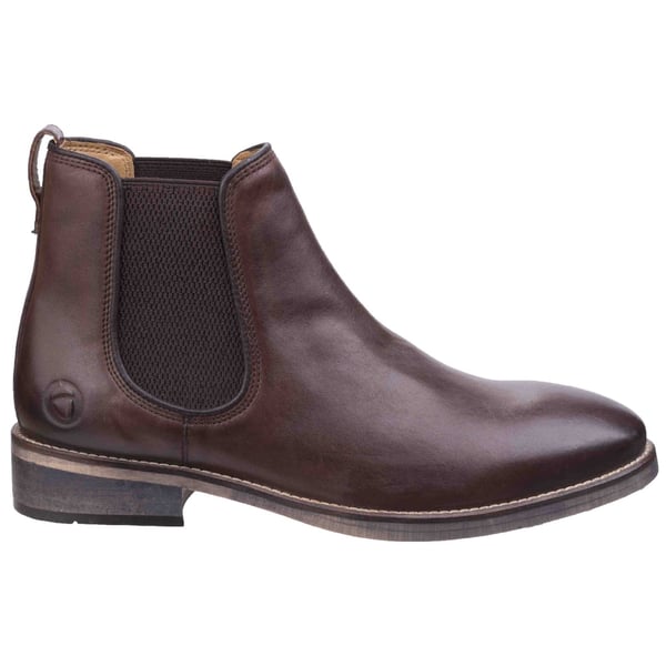 Cotswold Mens Corsham Town Leather Pull On Casual Chelsea Ankle Boots