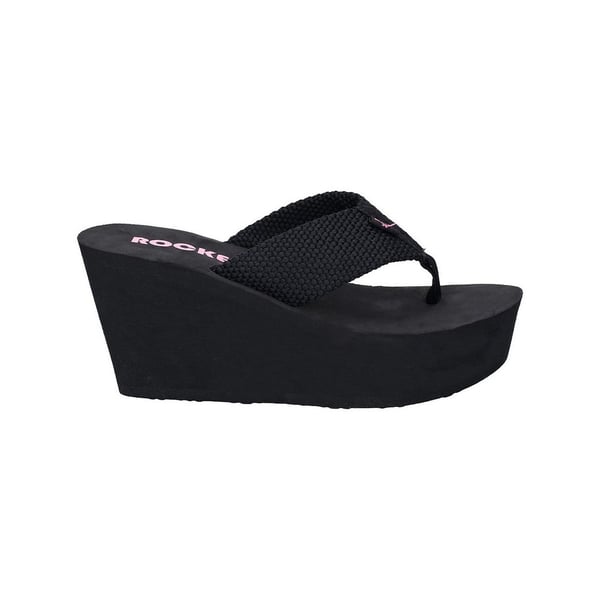 Rocket Dog Womens/Ladies Diver Webbing Slip On Wedge Sandals