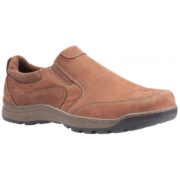 Hush Puppies Mens Jasper Slip On Leather Shoes