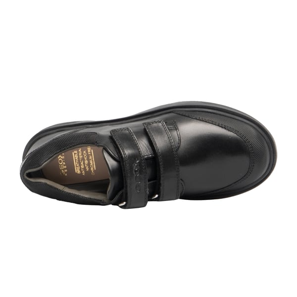 Geox Boys J Riddock Touch Fastening Leather Shoe