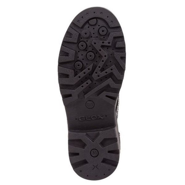 Geox Girls J Casey G. N Lace Up Leather School Shoe