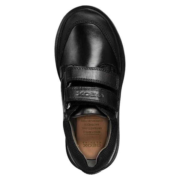 Geox Boys Leather Riddock Touch Fastening Shoe