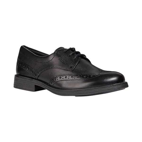 Geox J Agata D Girls Leather Lace Up Shoe