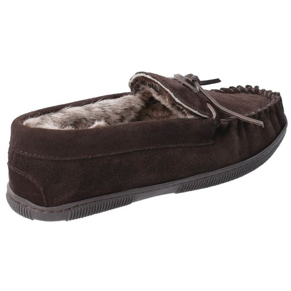 Hush Puppies Mens Ace Slip On Leather Slipper