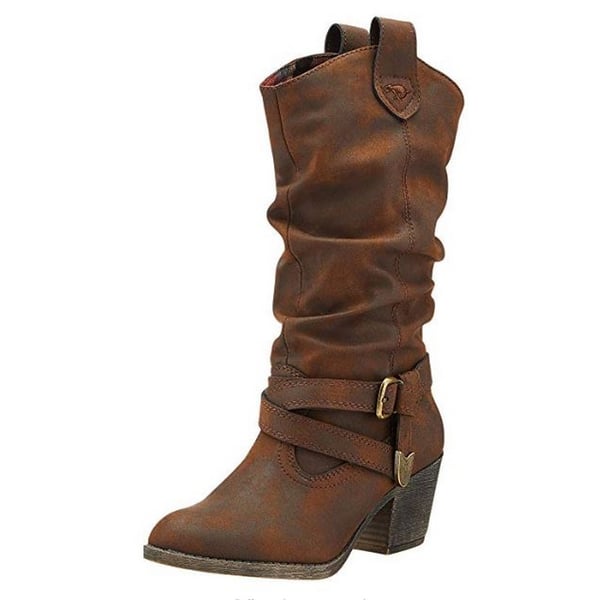 Rocket Dog Womens/Ladies Sidestep Mid-Calf Western Boot