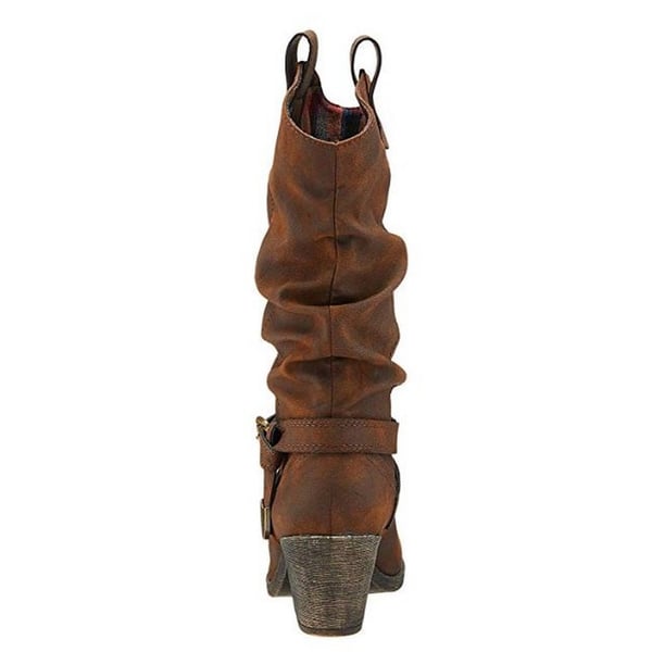 Rocket Dog Womens/Ladies Sidestep Mid-Calf Western Boot