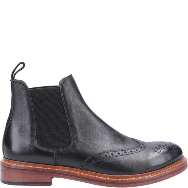 Cotwold Mens Siddington Leather Elasticated Dress Boot