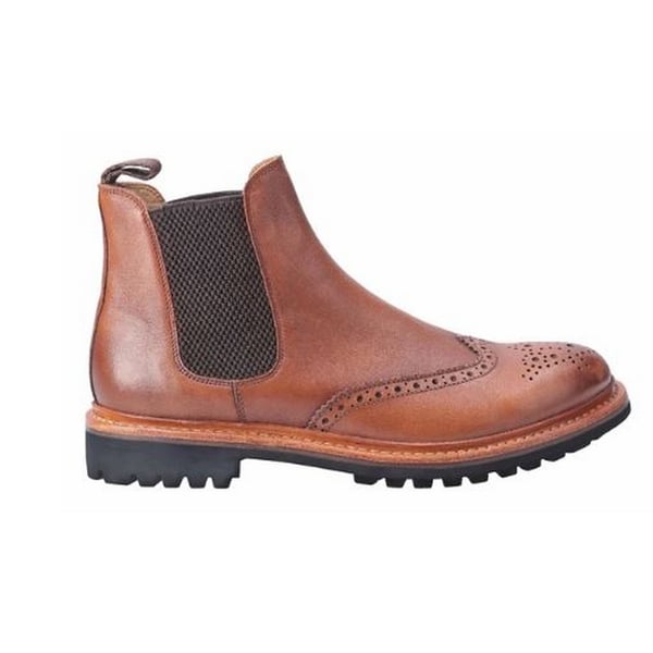 Cotswold Herr Siddington Commando Elastisk Läder Dress Boot