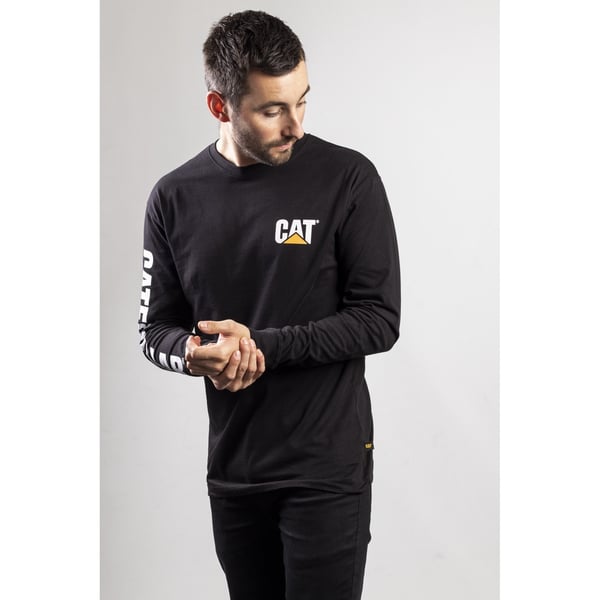Caterpillar Trademark Banner L/S Tee / Mens T-Shirts / Tee Shirts