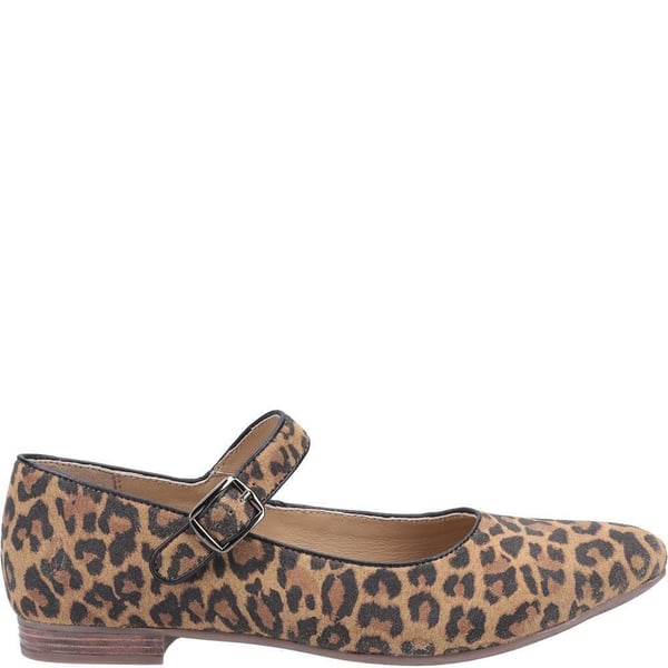 Hush Puppies Womens/Ladies Melissa Leopard Suede Mary Janes