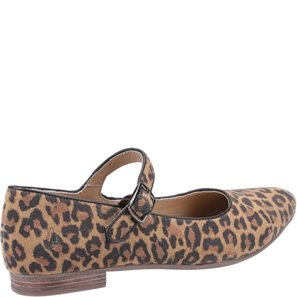 Hush Puppies Womens/Ladies Melissa Leopard Suede Mary Janes