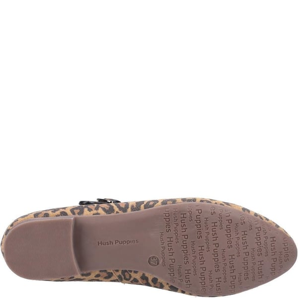 Hush Puppies Womens/Ladies Melissa Leopard Suede Mary Janes