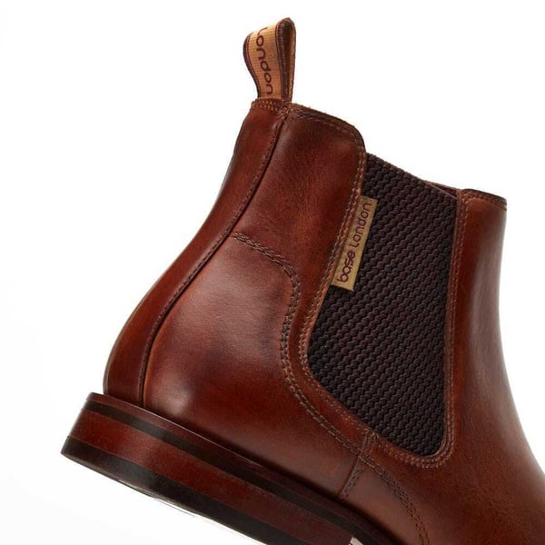 Base London Mens Sikes Leather Chelsea Boots