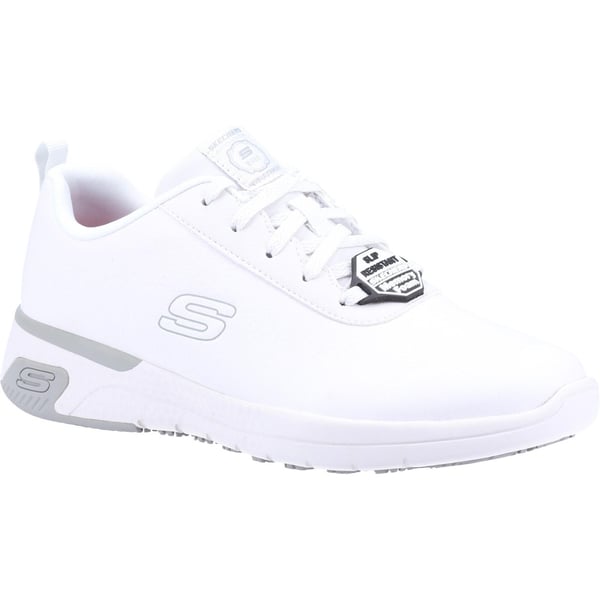 Skechers Womens/Ladies Marsing Gmina Slip Resistant Leather Trainers