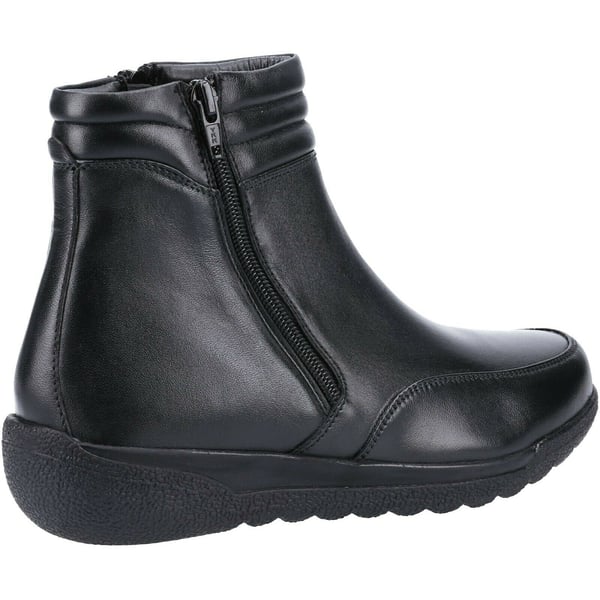 Fleet & Foster Womens/Ladies Morocco Twin Zip Leather Ankle Boots