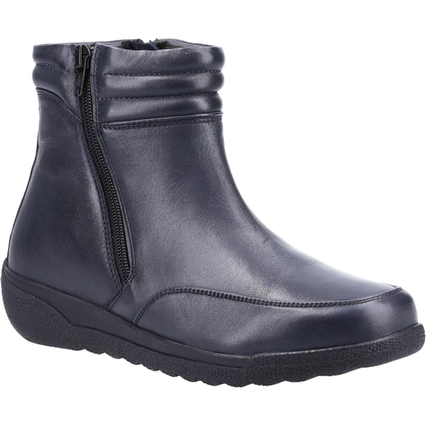 Fleet & Foster Womens/Ladies Morocco Twin Zip Leather Ankle Boots Fleet & Foster Womens/Ladies Morocco Twin Zip Leather Ankle Boots
