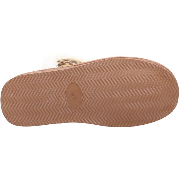 Hush Puppies Womens/Ladies Ashleigh Leopard Print Suede Slipper Boots