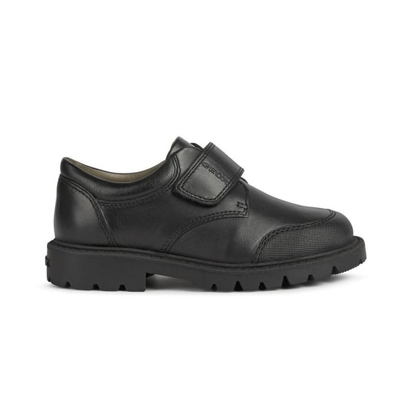 Geox Boys Shaylax Single Strap Leather School Shoes