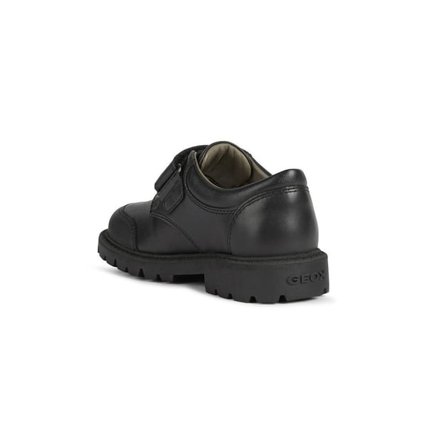 Geox Boys Shaylax Single Strap Leather School Shoes