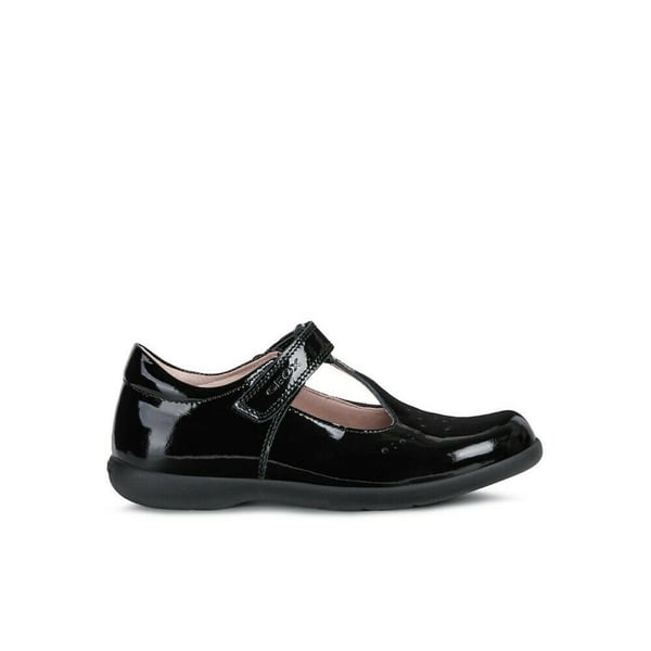 Geox Girls Naimara T-Bar Leather Ballerina Flats