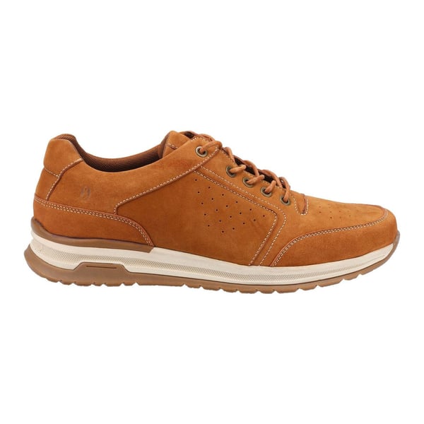 Hush Puppies Mens Joseph Lace Leather Trainers