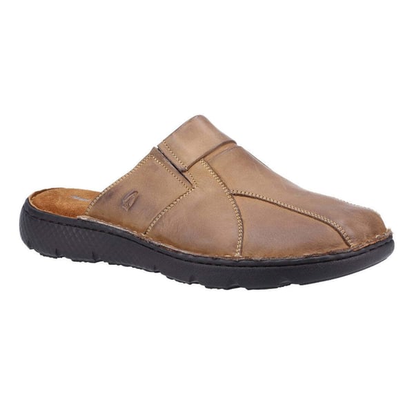 Hush Puppies Mens Carson Leather Mules Hush Puppies Mens Carson Leather Mules