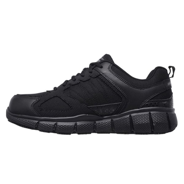 Skechers Mens Telphin Sanphet Leather Trainers