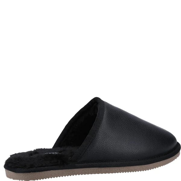 Hush Puppies Mens Coady Leather Slippers
