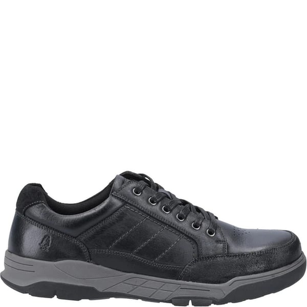 Hush Puppies Mens Finley Leather Lace Up Trainers
