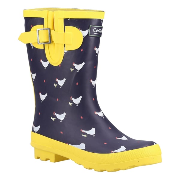 Cotswold Womens/Ladies Farmyard Chicken Mid Calf Wellington Boots