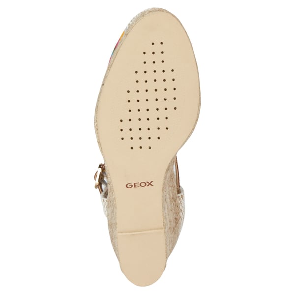 Geox Womens/Ladies Gelsa A Leather Strap Sandals
