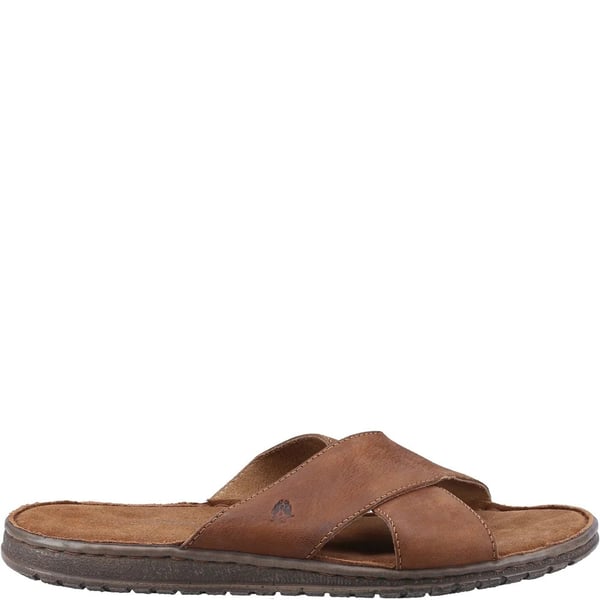 Hush Puppies Mens Nile Crossover Leather Sandals