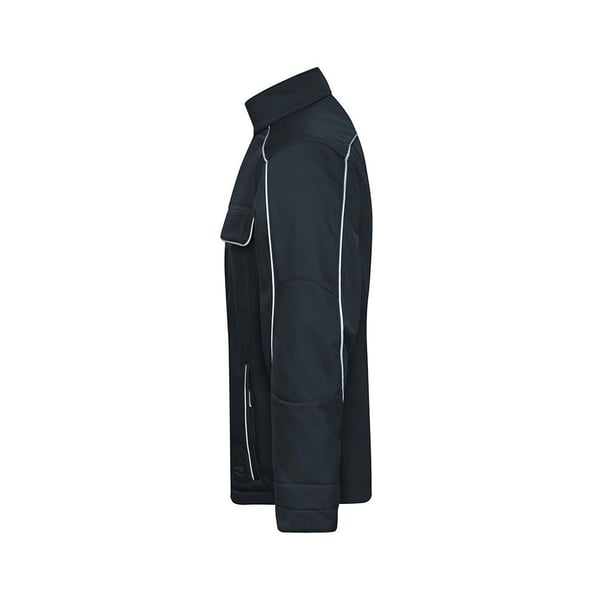 James and Nicholson Adults Unisex Workwear Softshell Jacket