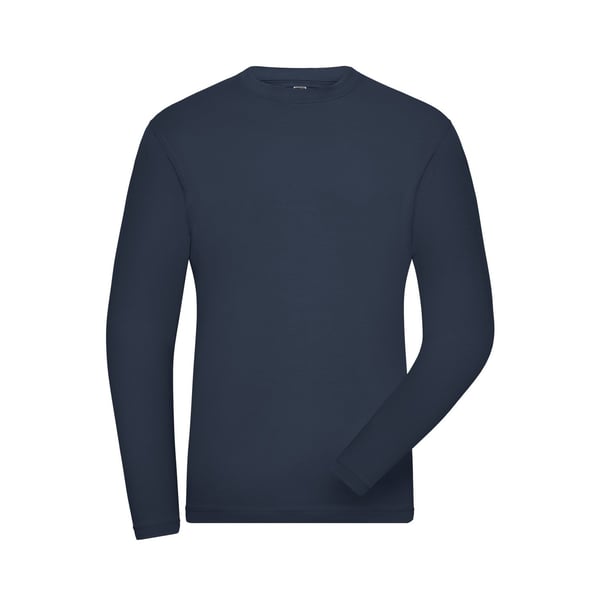 James and Nicholson Mens Organic Cotton Long Sleeve Sweater