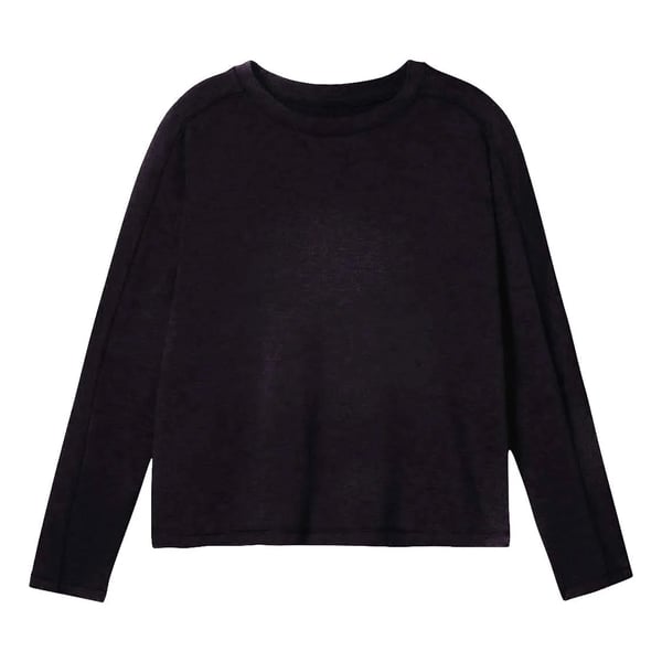 Girlfriend Collective Womens/Ladies Reset Fitted Long-Sleeved T-Shirt