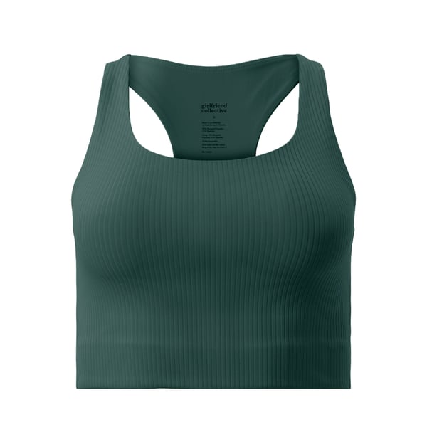 Girlfriend Collective Womens/Ladies Paloma Ribbed Racerback Bra