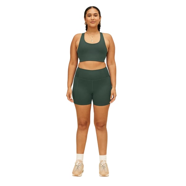Girlfriend Collective Womens/Ladies Compressive High Rise Running Shorts