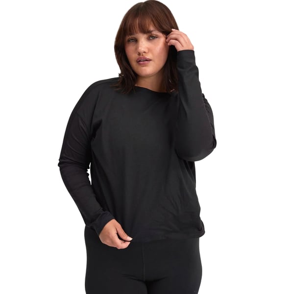 Girlfriend Collective Womens/Ladies Reset Lift Cropped Long-Sleeved T-Shirt
