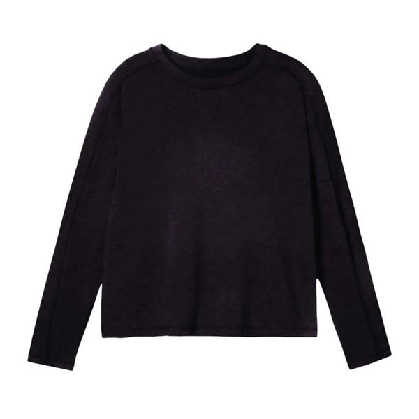 Girlfriend Collective Womens/Ladies Reset Lift Cropped Long-Sleeved T-Shirt