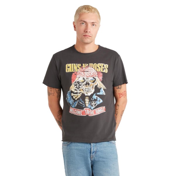 Amplified Unisex Aikuisten Welcome To The Jungle Guns N Roses T-paita