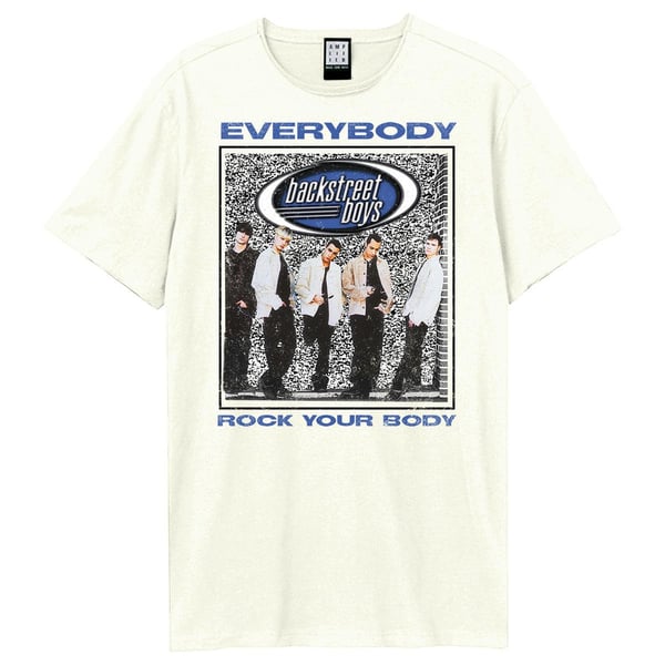 Amplified Unisex Aikuisten Everybody Backstreet Boys T-paita