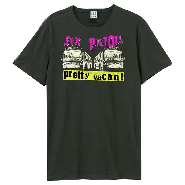 Amplified Unisex Adult Pretty Vacant Again Sex Pistols T-Shirt