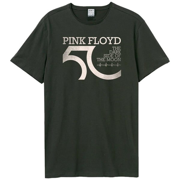 Amplified Unisex Adult Cropped Pink Floyd Logo T-Shirt