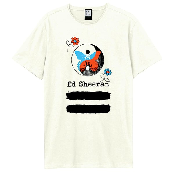 Amplified Unisex Adult Yin Yang Ed Sheeran T-Shirt