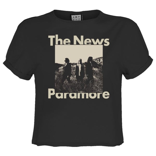Amplified Womens/Ladies The News Paramore Crop Top