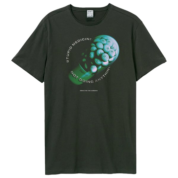 Amplified Unisex Adult Stupid Medicine Bring Me The Horizon T-Shirt