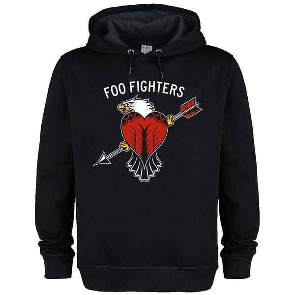 Amplified Unisex Adult Eagle Tattoo Foo Fighters Hoodie